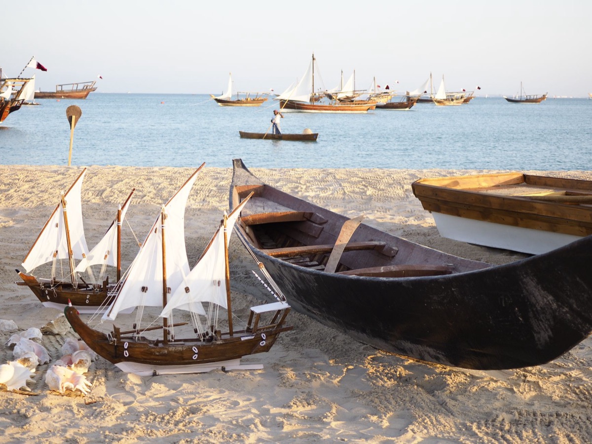 bateau dhow en Maroc