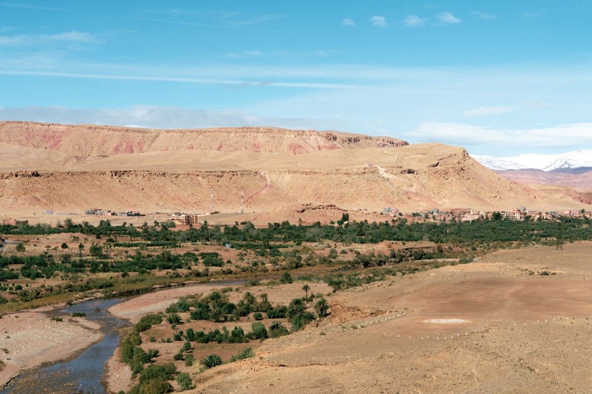 Desert landscape in Morocco