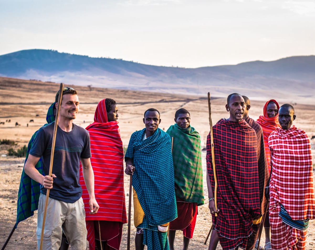 Maasai Warrior with Spear