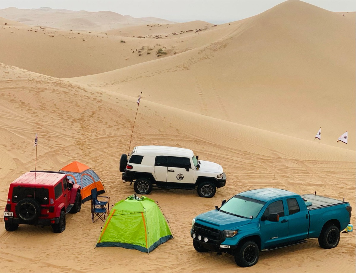 Safarilager im Afrika