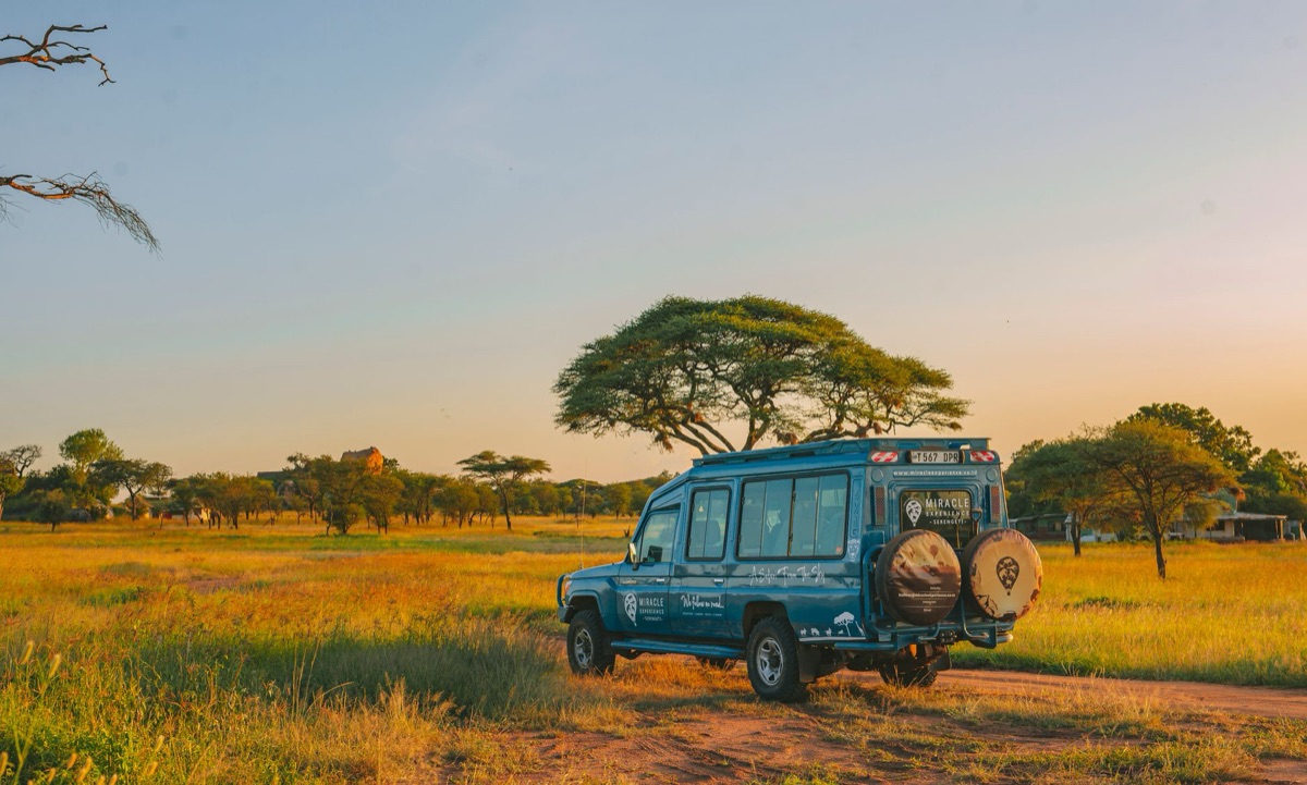 veicolo di safari in africa